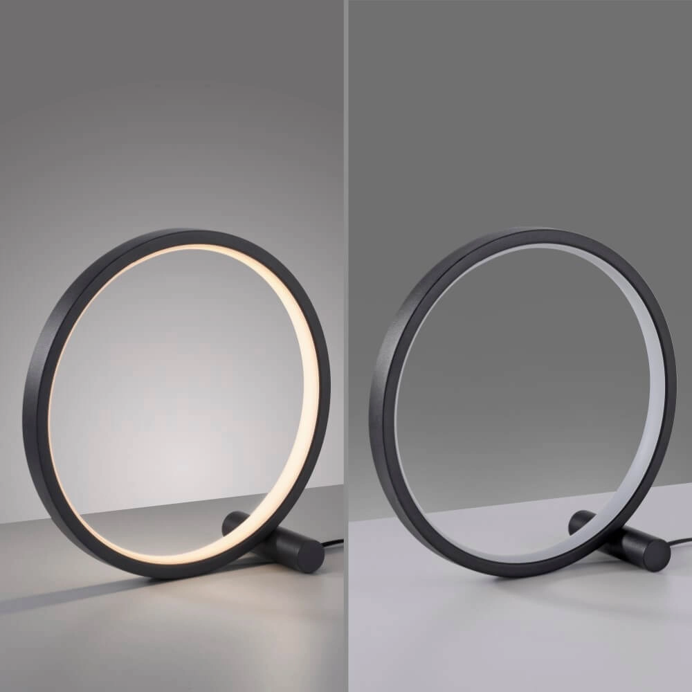 Schwarze Tischlampe Mini Ritus Just Light 4043689000202