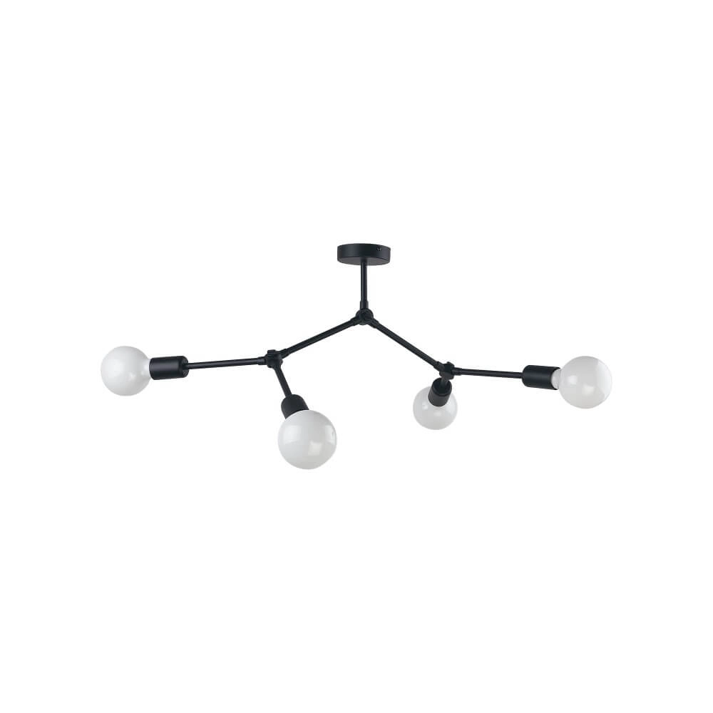 Schwarze Deckenlampe Twig