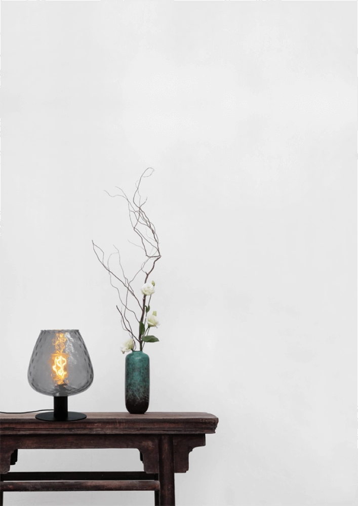 Tischlampe Porto mit Diamantrauchglas Masterlight 8718121271415