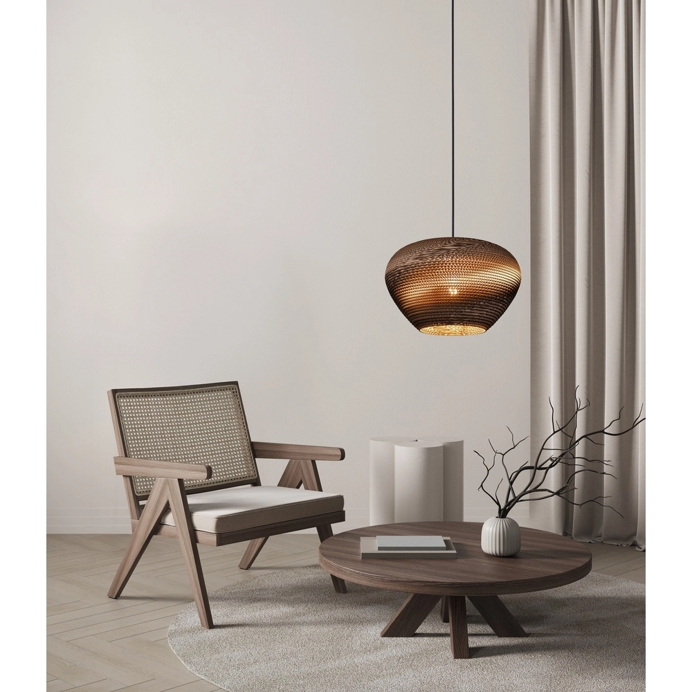 Denken Sie an eine Papier-Pendellampe Cartone Ø 44cm Masterlight 8718121392387