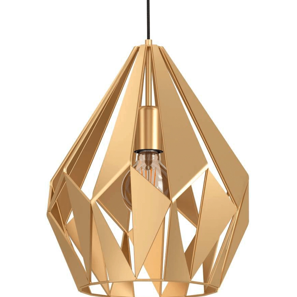 Goldene Hängelampe Carlton Ø 31cm Eglo 9002759438142