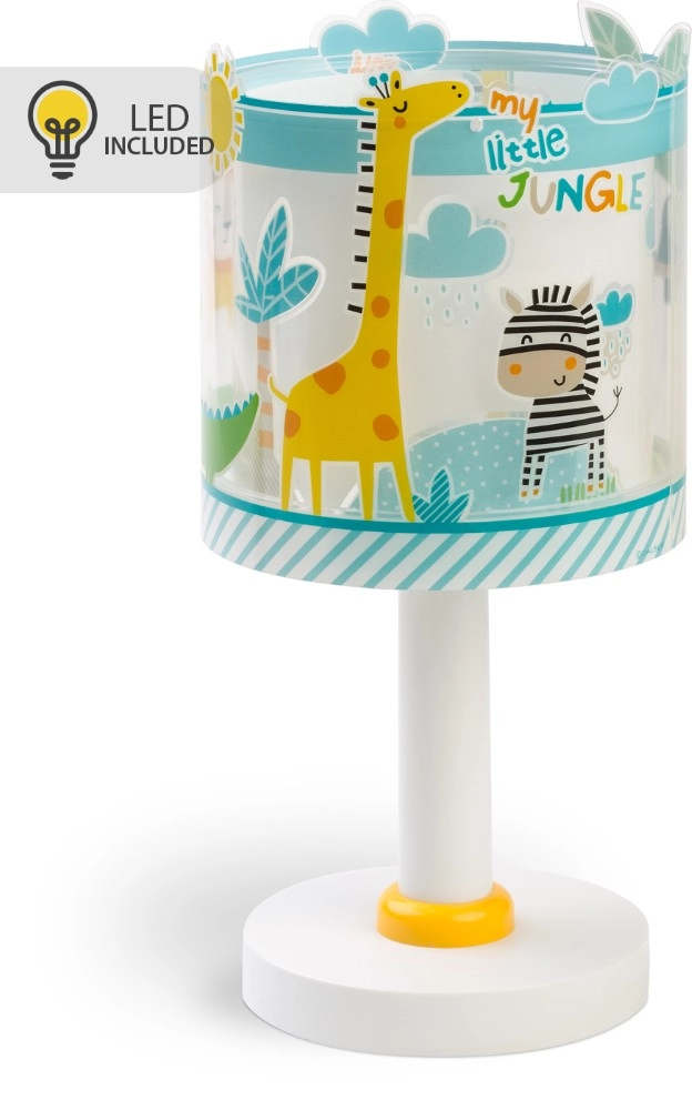 Tischlampe Little Jungle blaues Leuchten im Dunkeln Dalber 8420406001807