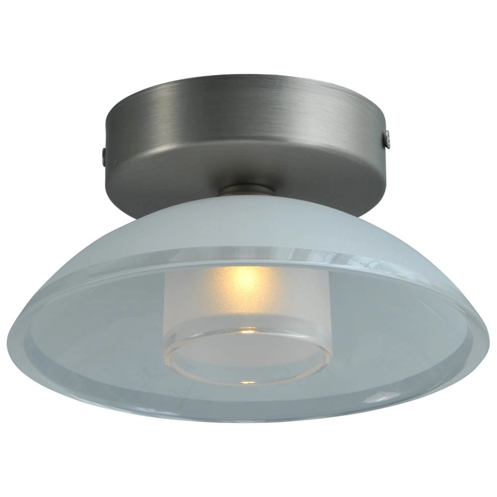 LED-Deckenlampe Melani Metallgrau