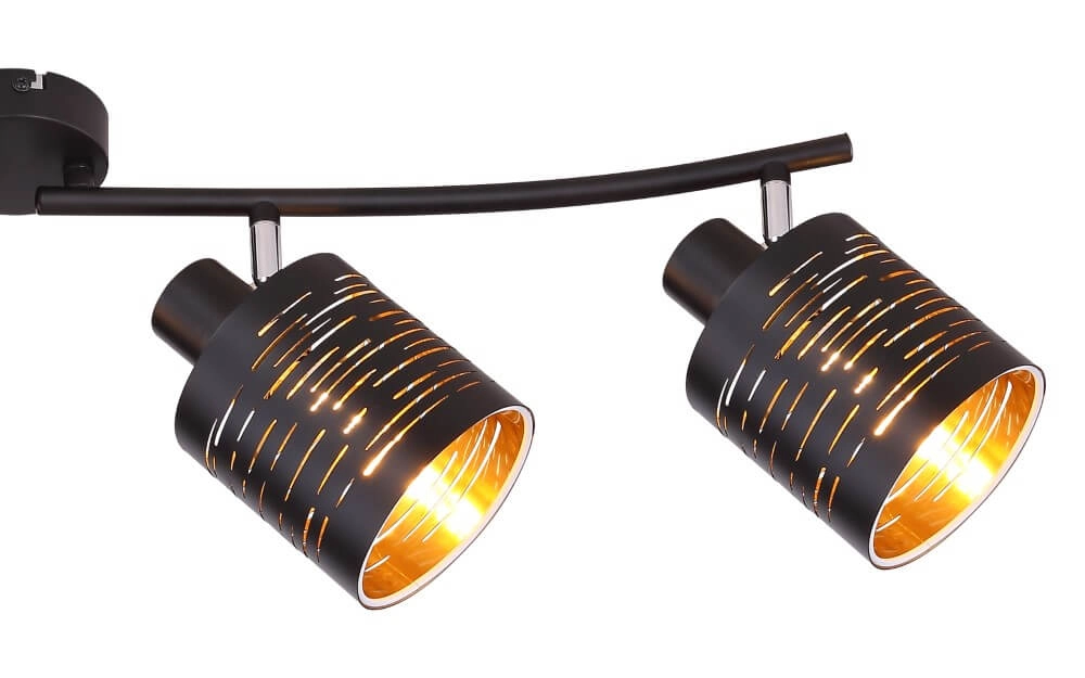Deckenleuchte schwarz Tunno 4-Licht Globo 9007371398744