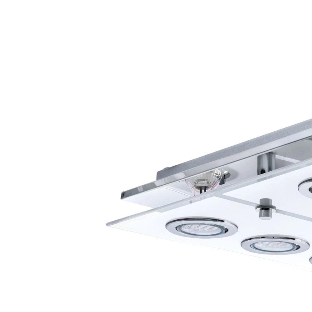 LED-Deckenlampe Cabo Square 6x3W - 3000K - 34cm Chrom Eglo 9002759309329