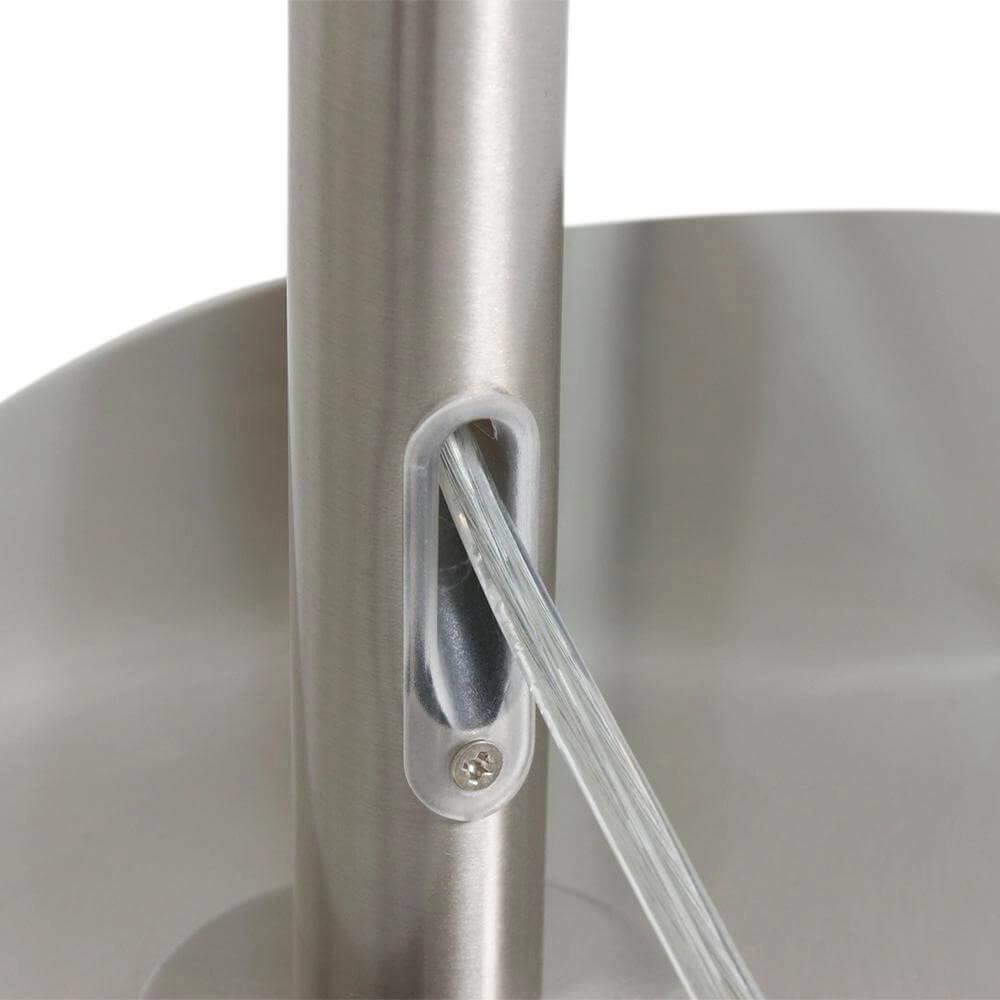 Stehlampe Prestige Chic Metall mit schwarzem Schirm Steinhauer 8712746175592