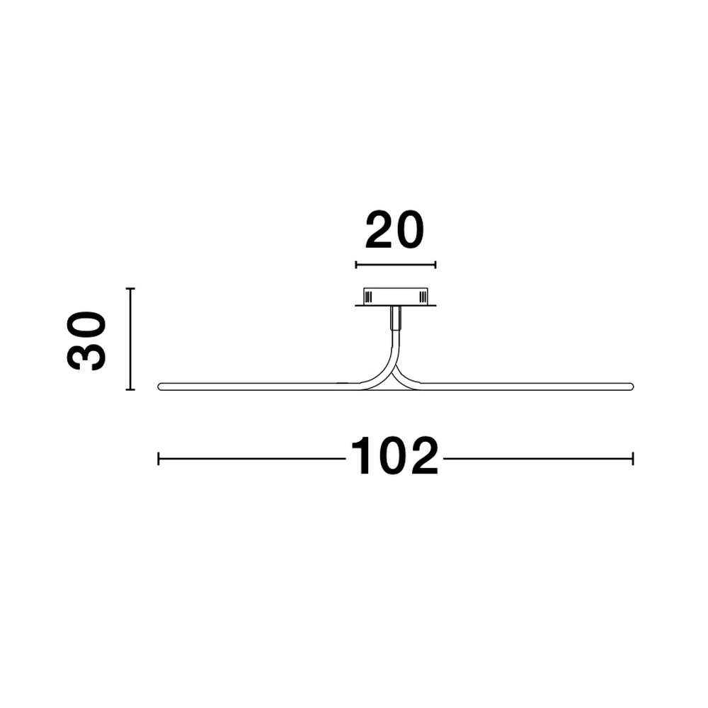 Deckenlampe Fungo Locke weiß Lyora 5212017419897