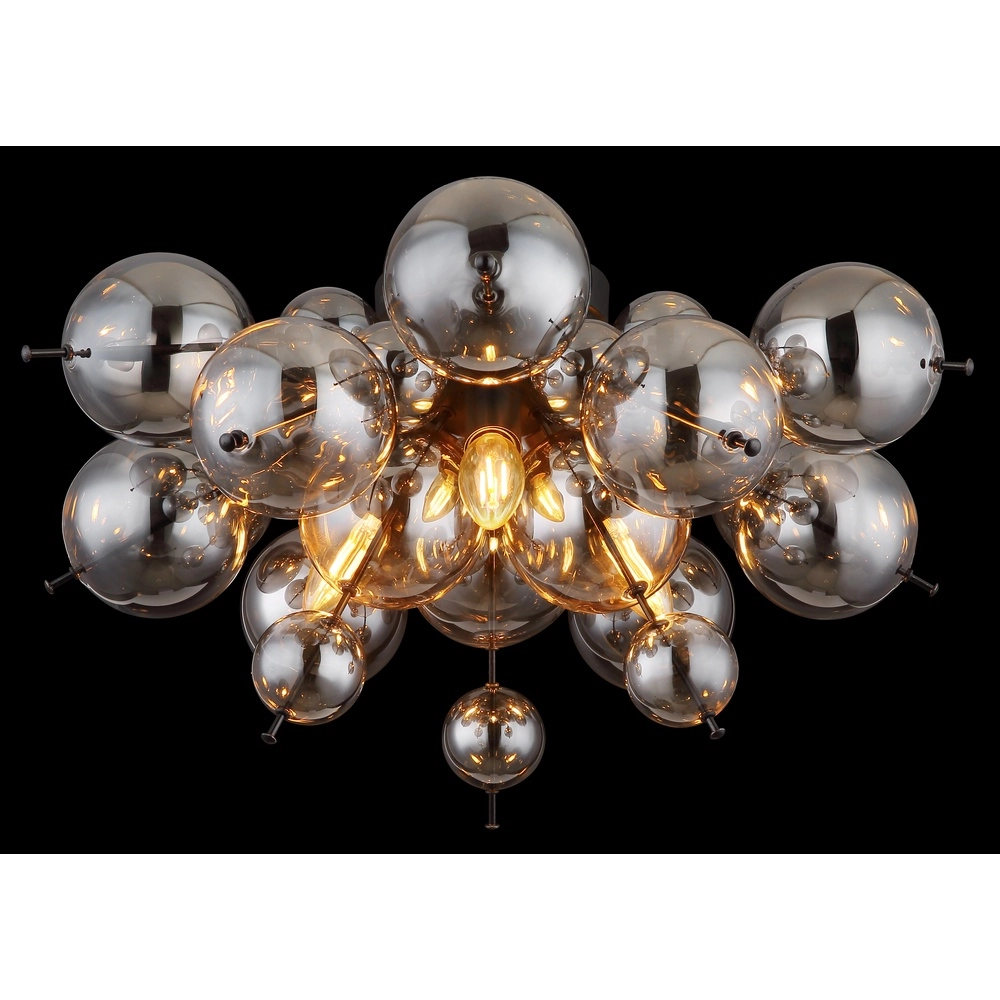 Einzigartige Deckenlampe Udo Rauchglas Globo 9007371449637