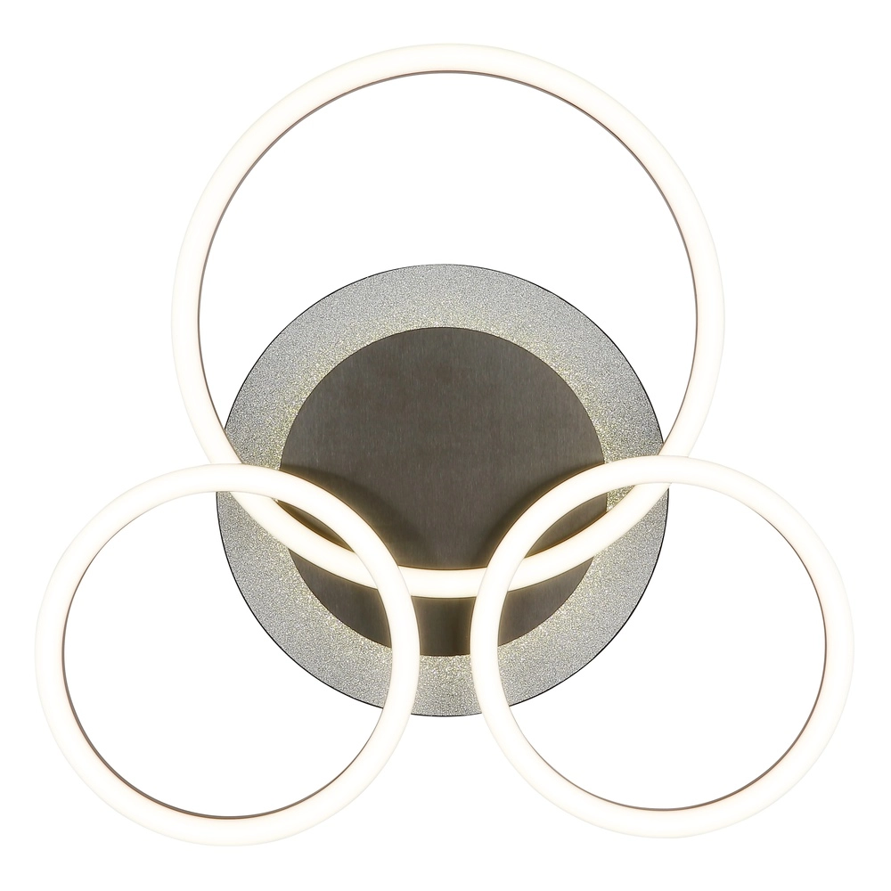 Schwarze Deckenlampe Norberto 3 Ringe Globo 9007371572830