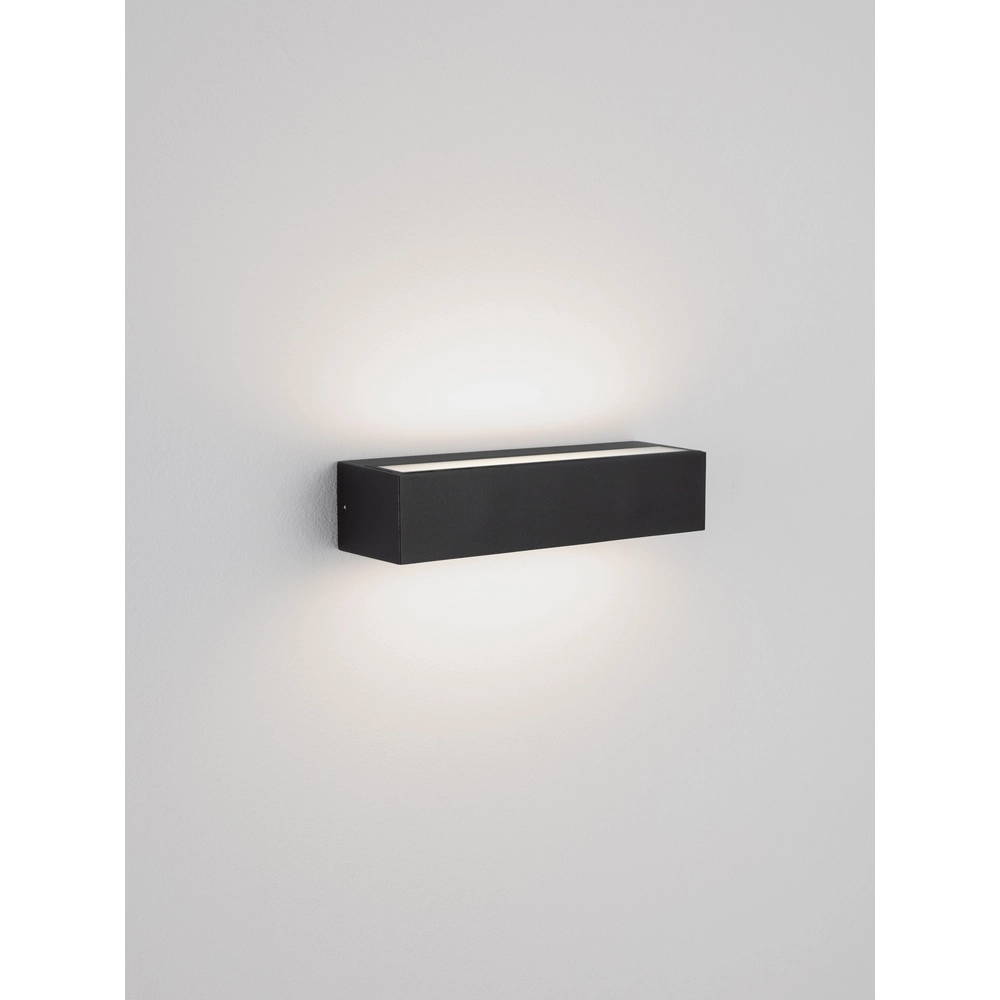 Elegante Wandlampe Lane schwarz 22 cm – 21 W Lyora 5212017496737