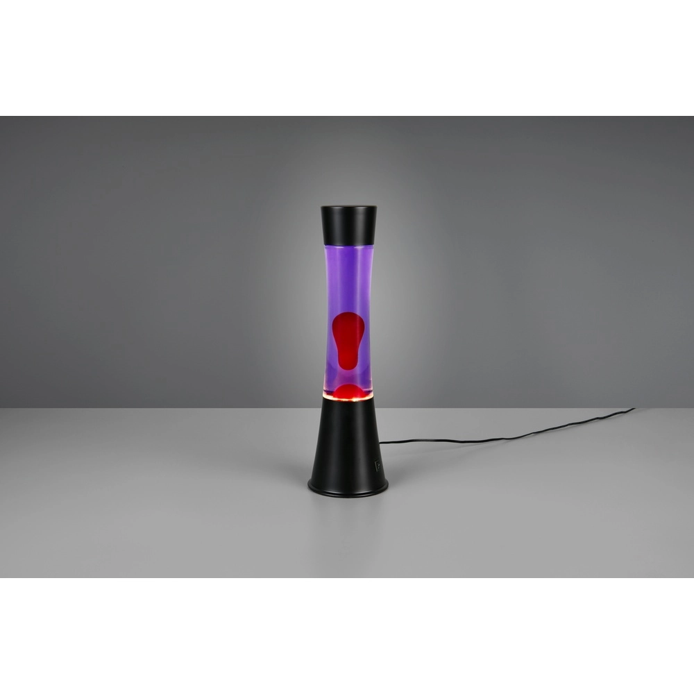 Lavalampe Etna schwarz mit rot Trio 4017807668506