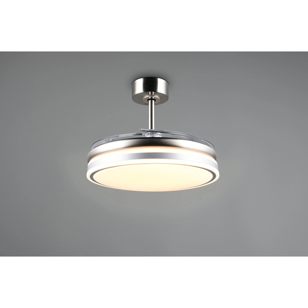 Fan Volda Nickel Ø 106 cm Trio 4017807689075