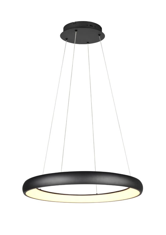LED-Hängelampe Cardona schwarz - Ø 75cm Trio 4017807613889
