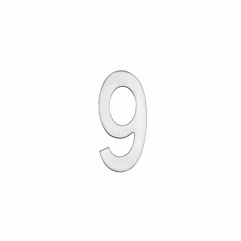 Hausnummer 9 Numbra 15cm Edelstahl Intersteel 8714186058374