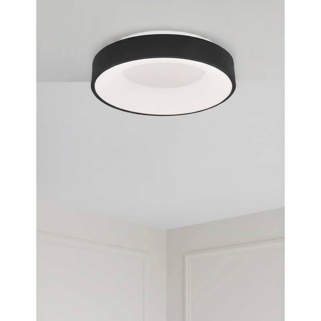 Deckenlampe Rando Thin schwarz Ø 38cm