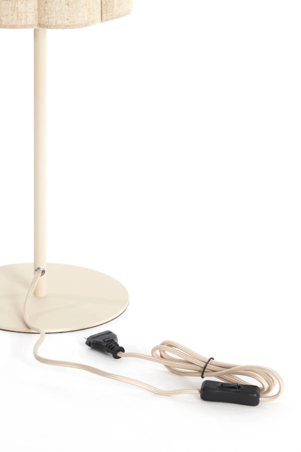 Tischlampe Fringe Ø 20cm Skandinavisch Light & Living 8717807706906