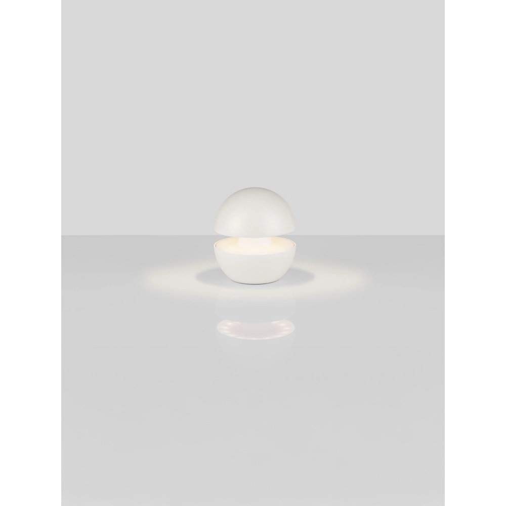 Tischlampe Puk Wiederaufladbar Weiß