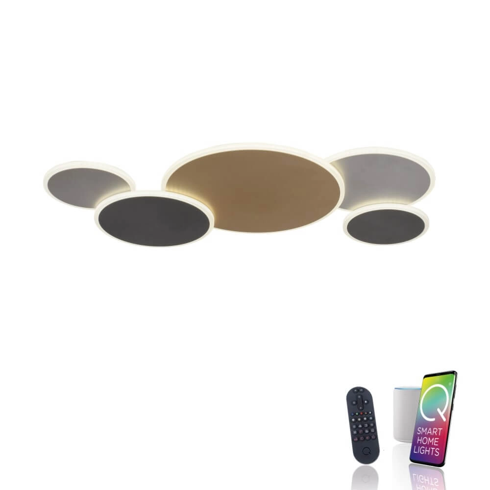Design-Wandleuchte Q-Piato 85cm Paul Neuhaus 4012248374528