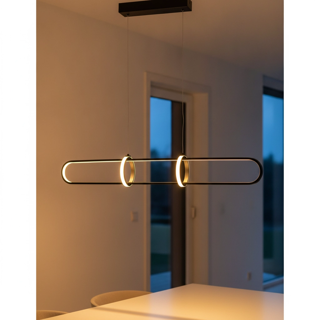 Design-Pendelleuchte Arte Länglich schwarz Lyora 5212017426062