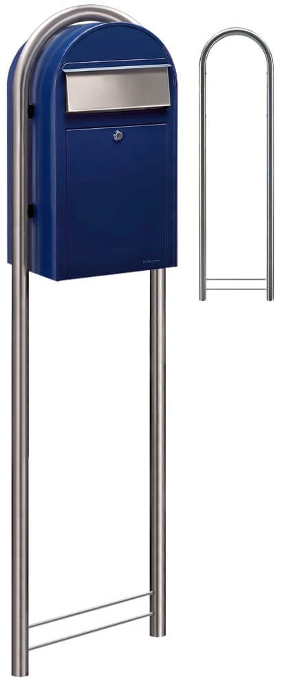 Briefkasten Grande 5003 i Dunkelblau Bobi 6417237033246