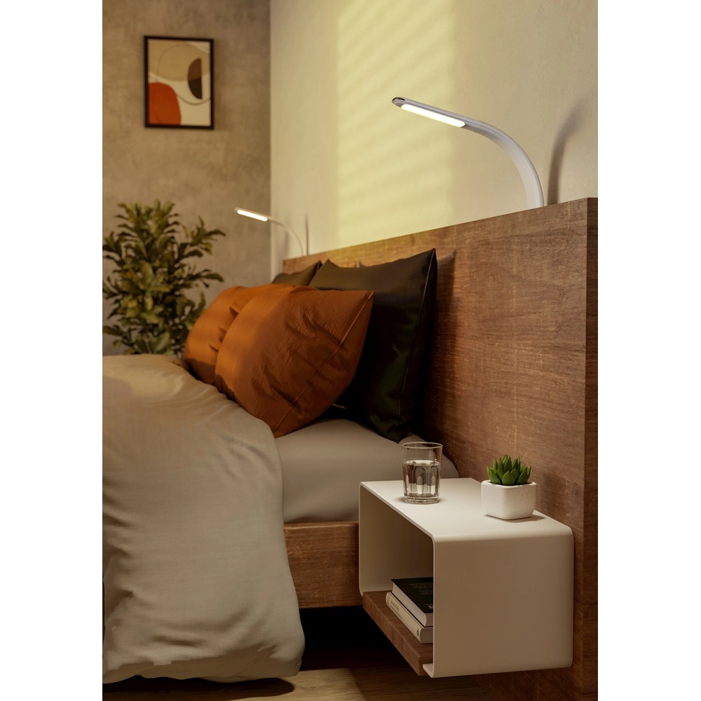 Klemmlampe Bevadoro Weiß Eglo 9008606389216