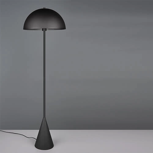 Trendige Stehleuchte Alfie 130cm - schwarz Trio 4017807617177
