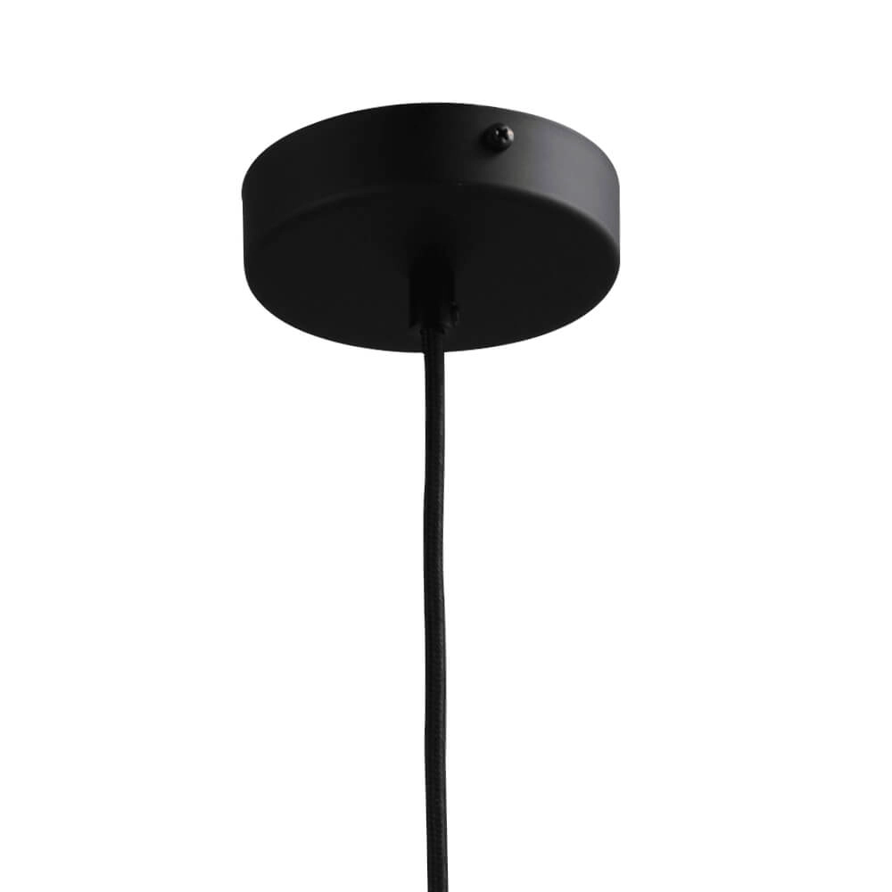 Hängelampe Ø 20cm Bella 2 Schwarz mit goldenem Glas Masterlight 8718121334295