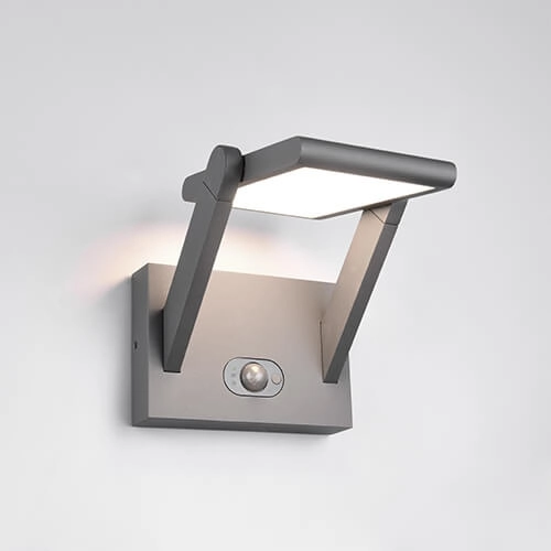 Hybrid-Solar-Wandleuchte Malawi mit Sensor Trio 4017807622508