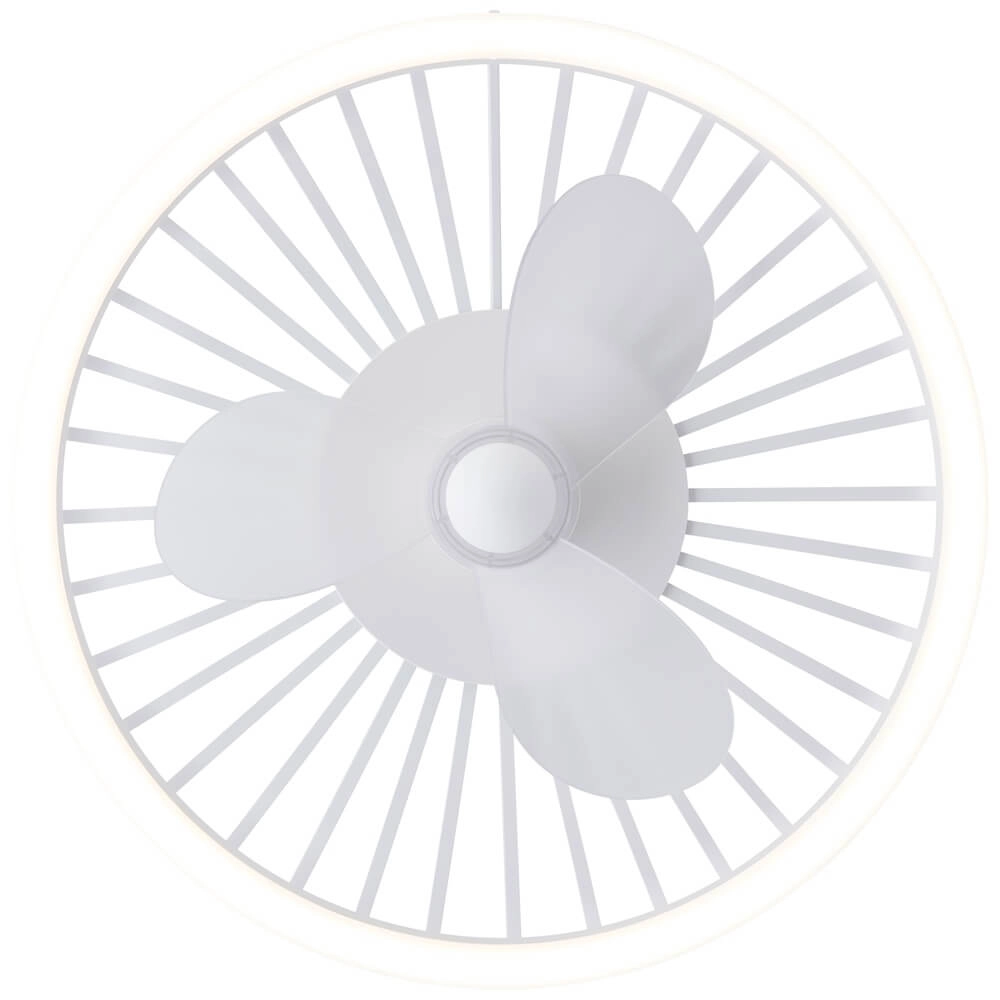 Drahtlampe Deckenventilator Capo weiß Brilliant 4004353453427