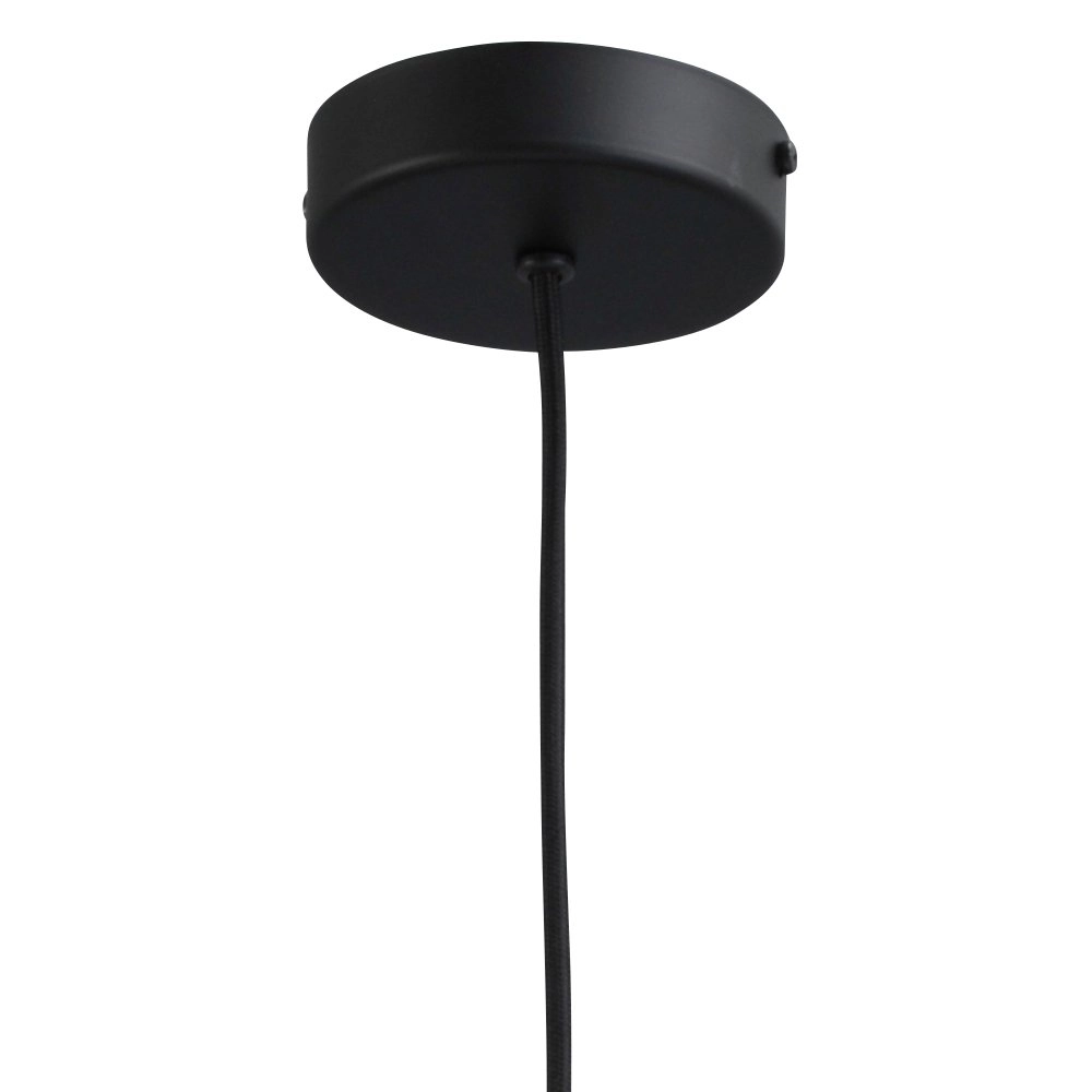 Schwarze Hängelampe Diamond 27cm mit klarem Glas Masterlight 8718121259185