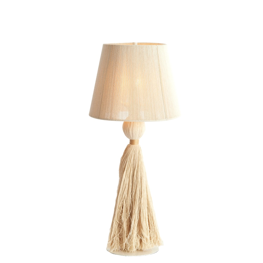 Tischlampe Espino Ø 31cm – Naturleinen Light & Living 8717807808785