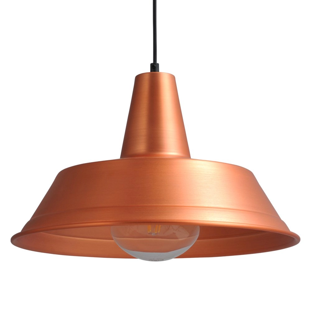 Retro-Pendelleuchte aus Kupfer Industria 45