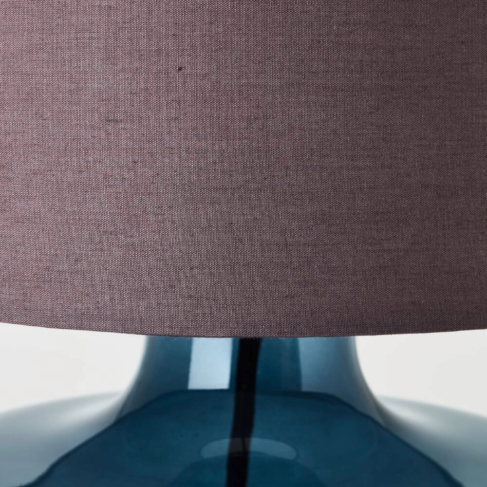 Tischlampe Hydra blau mit taupe Brilliant 4004353413131
