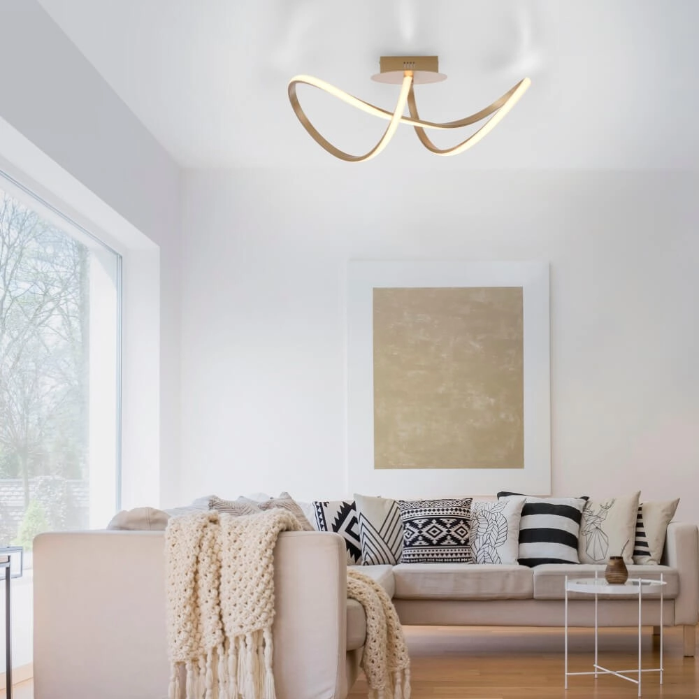 Designer-Deckenleuchte Maria Messing Just Light 4043689985585