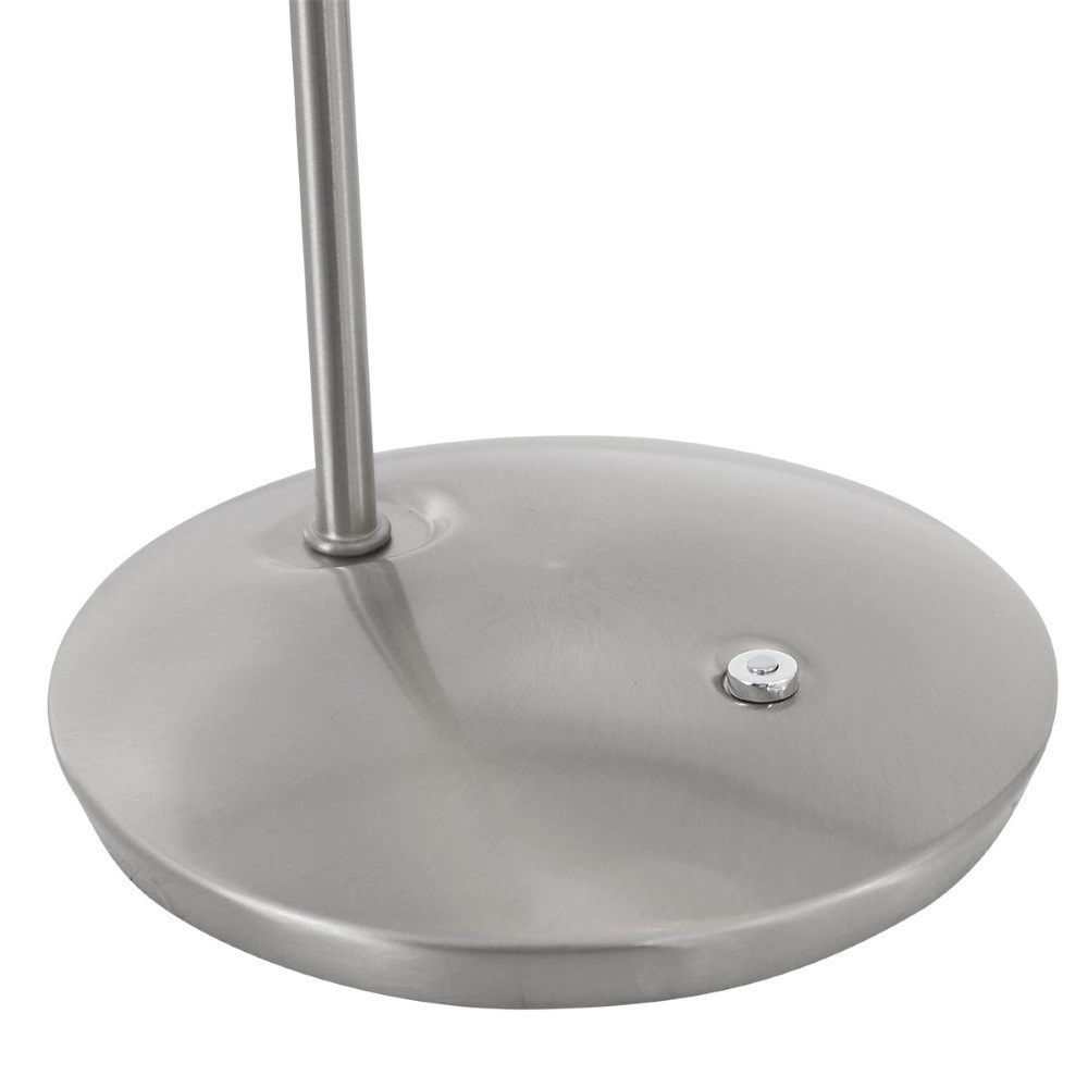 Tischlampe Tallerken Metallgrau Steinhauer 8712746132021