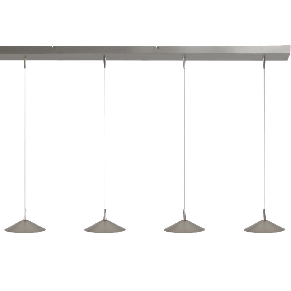 5-Licht Pendellampe Ceppo Nickel Ø 18 cm Masterlight 8718121358543