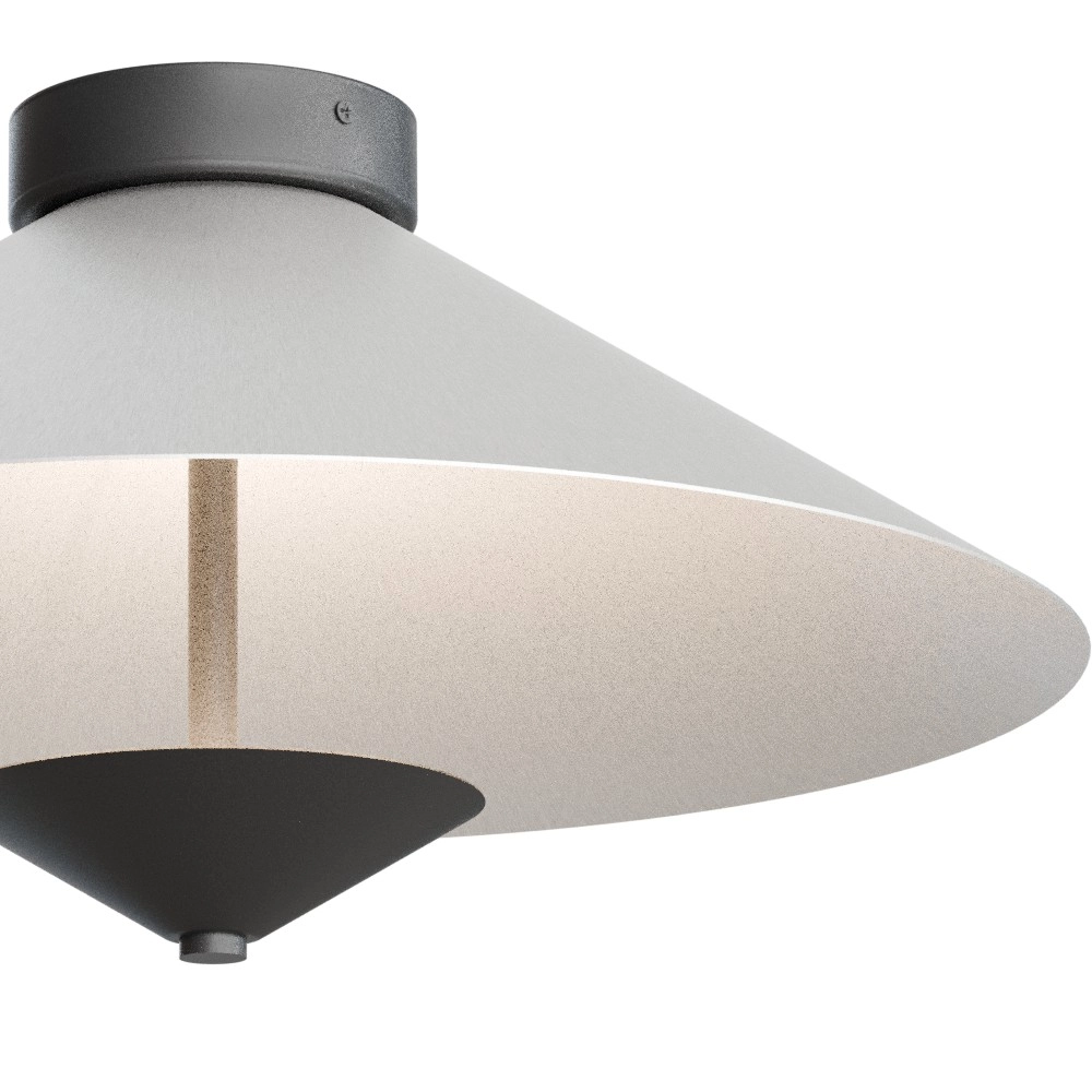 Deckenlampe Ceppo schwarz mit Nickel Ø 45 cm Masterlight 8718121398167