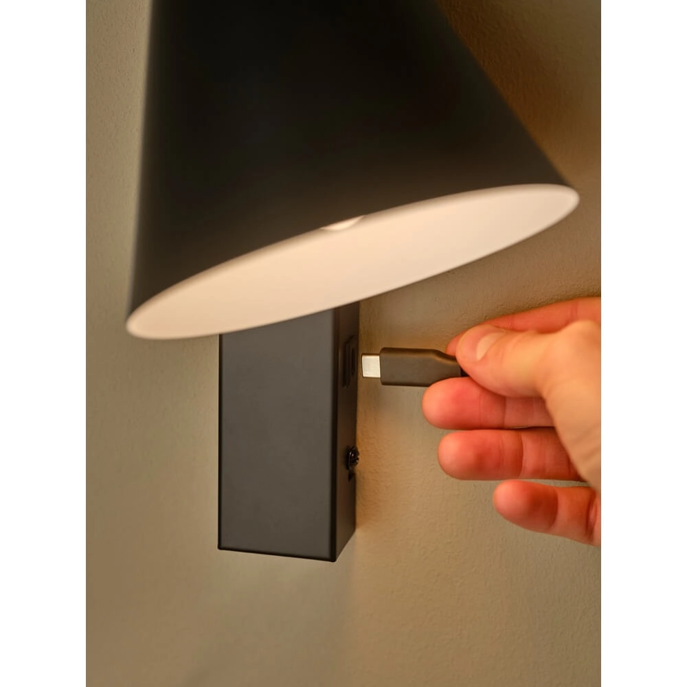 Wandleuchte Wilmer schwarz Nordlux 5704924024450
