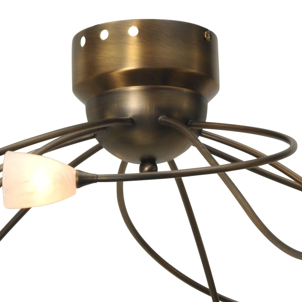LED-Deckenlampe Molto 2 LED 10 Leichter 30x65cm Bronksbruin Masterlight 8718121184098