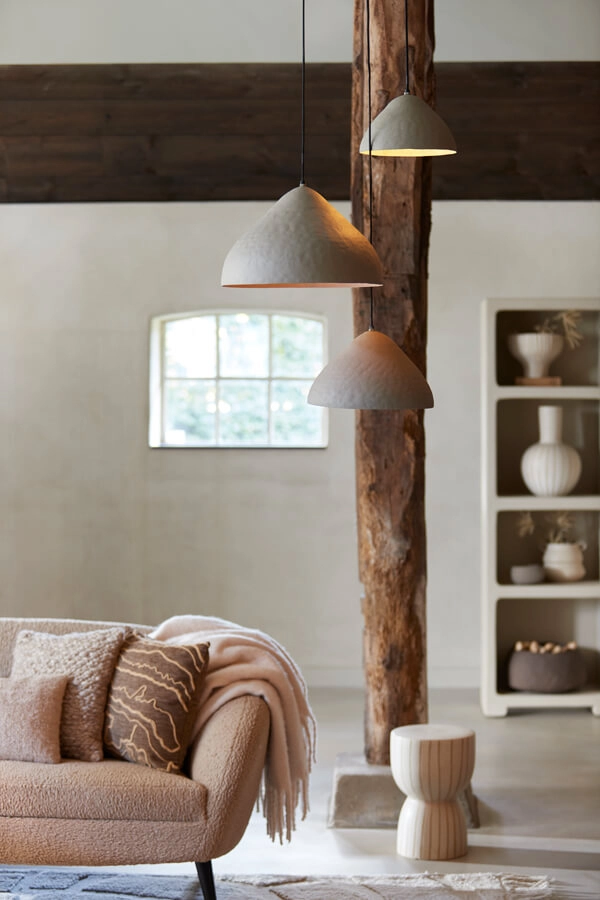 Pendelleuchte Elimo Ø 25cm creme