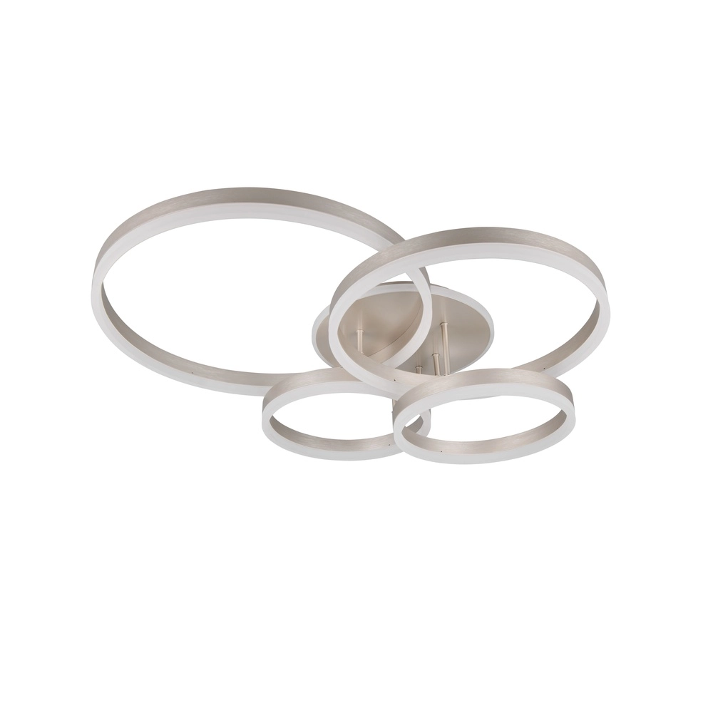 Deckenlampe Drake Nickel Modern Trio 4017807657821