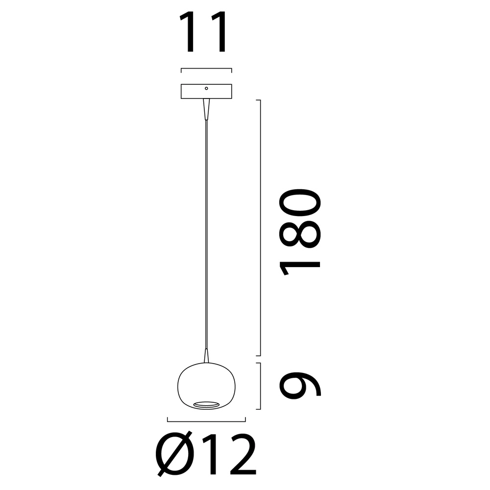 Design-Pendellampe Alta Ø 10,8 cm Kakao Masterlight 8718121437934