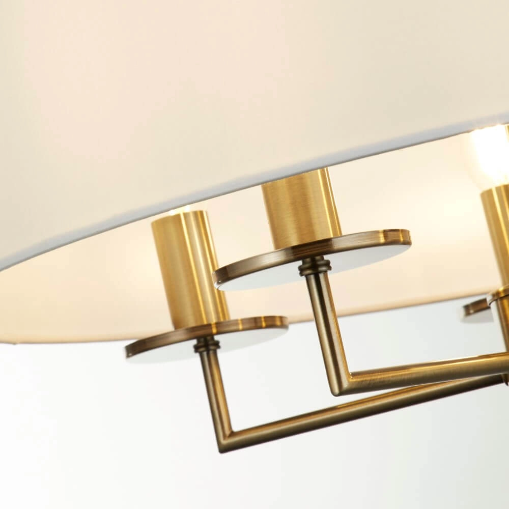 Klassische Hängelampe Knightsbridge Gold Searchlight 5053423249964