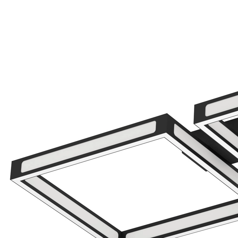 Schwarze Deckenlampe Altaflor LED Eglo 9002759997892