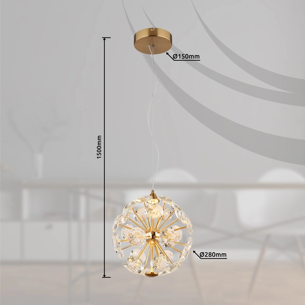 Pendellampe Virina Gold Globo 9007371446629