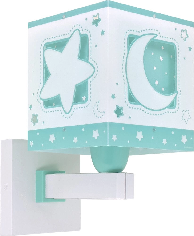 Grüne Wandlampe Moonlight für Kinderzimmer