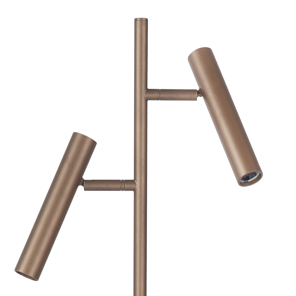 Design-Stehleuchte Piero Kupferbronze 2-flammig Highlight 8718379051319