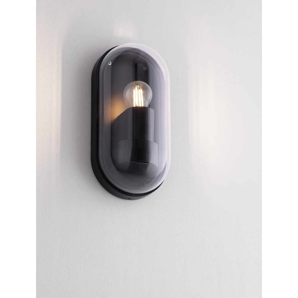 Ovale Wandleuchte Amel Klassisches Anthrazit Lyora 5212017449382