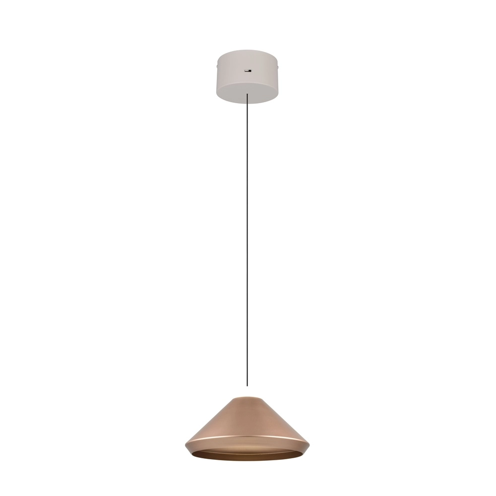 Moderne Pendelleuchte Laguna Ø 30cm kaffeebraun Trio 4017807677522