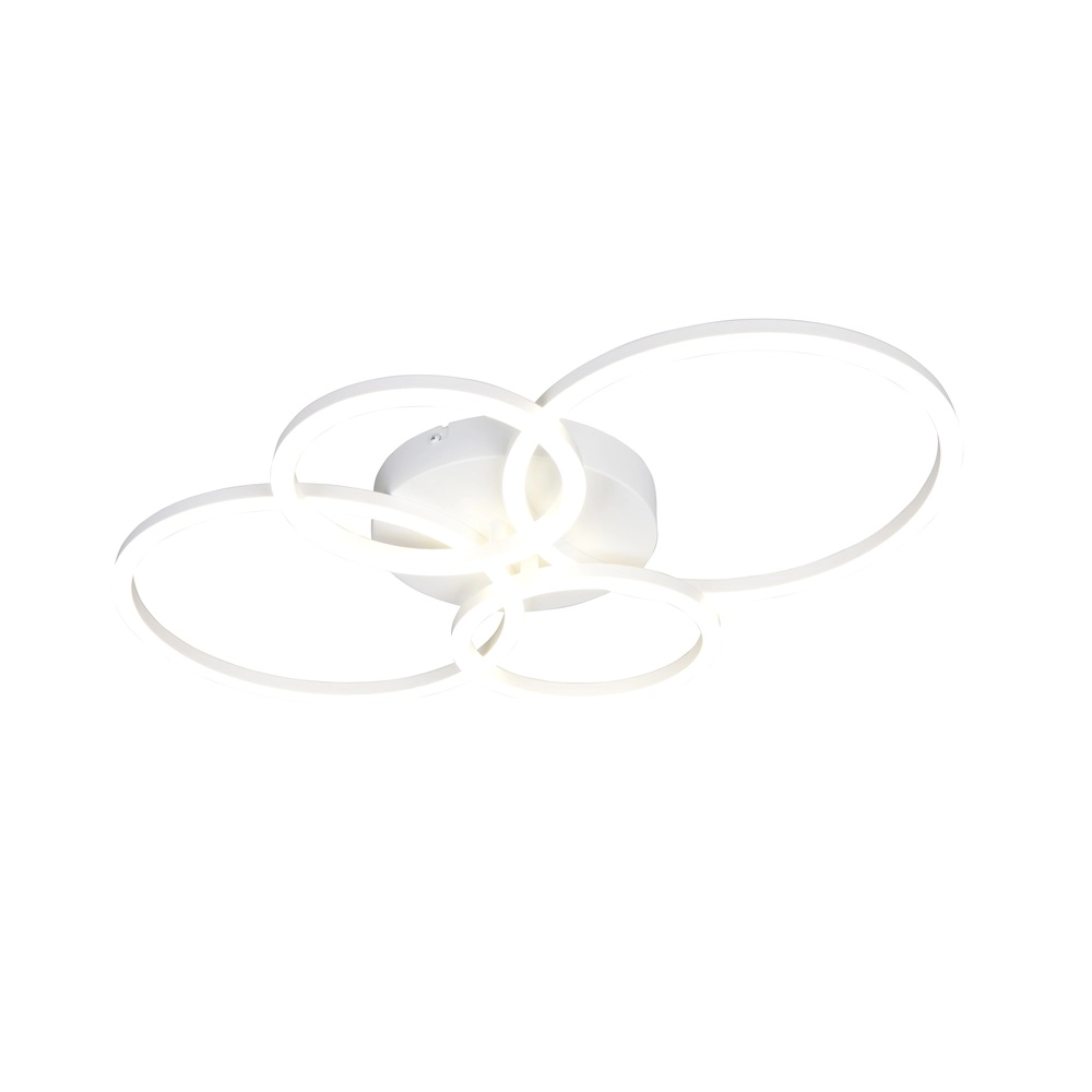 Moderne Deckenlampe Quilo Rundweiß
